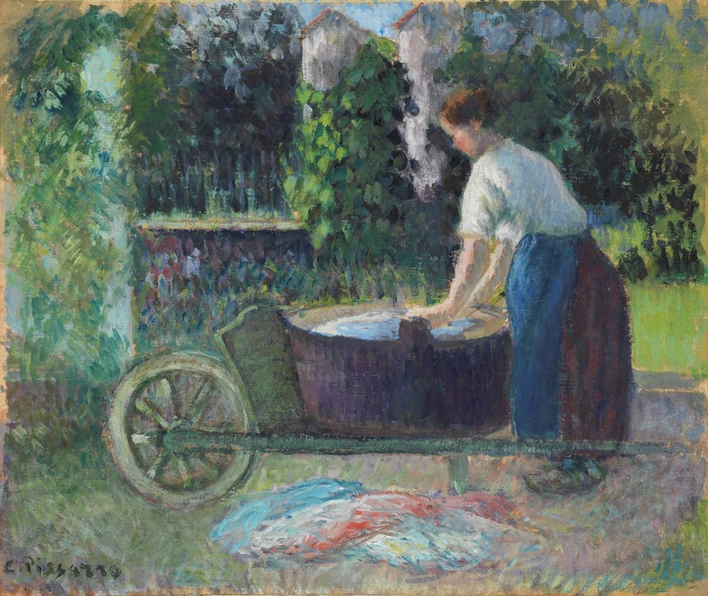 Camille Pissarro - La Lavandière